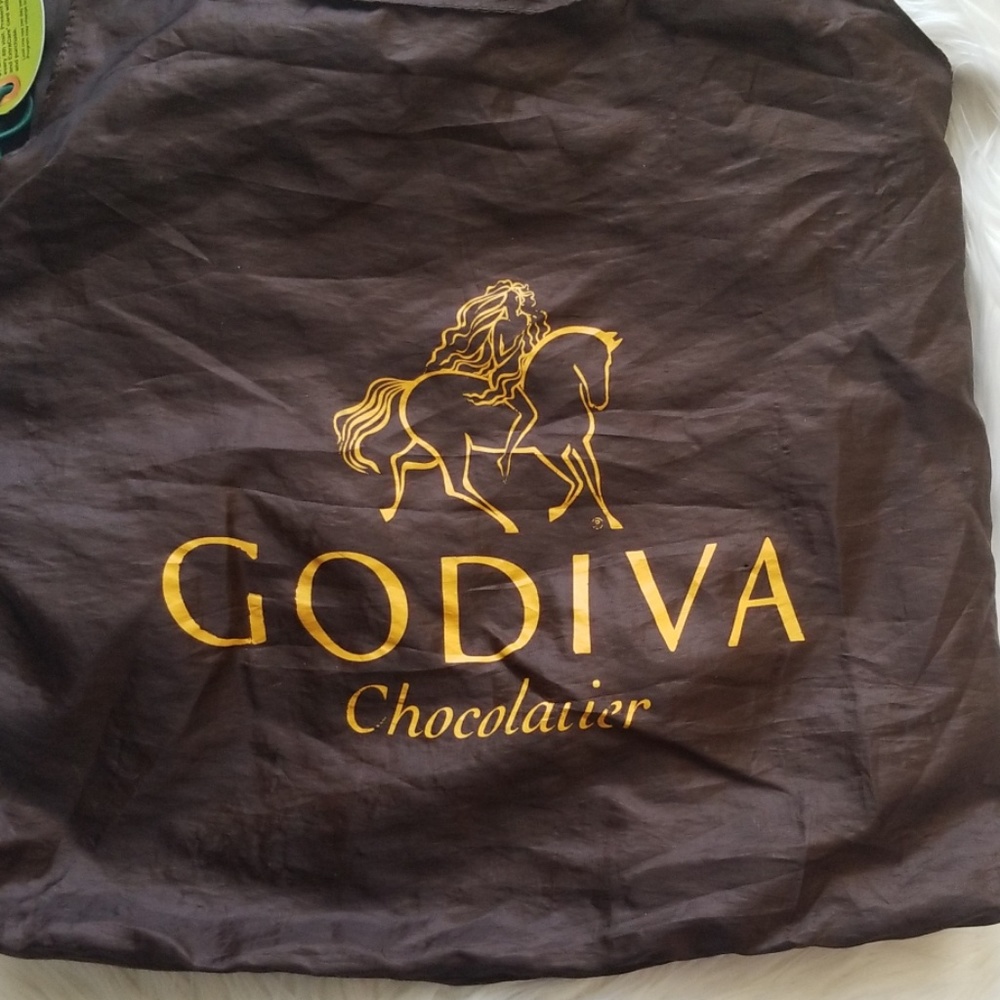 Godiva Chocolate Brown and Gold Reusable Bag